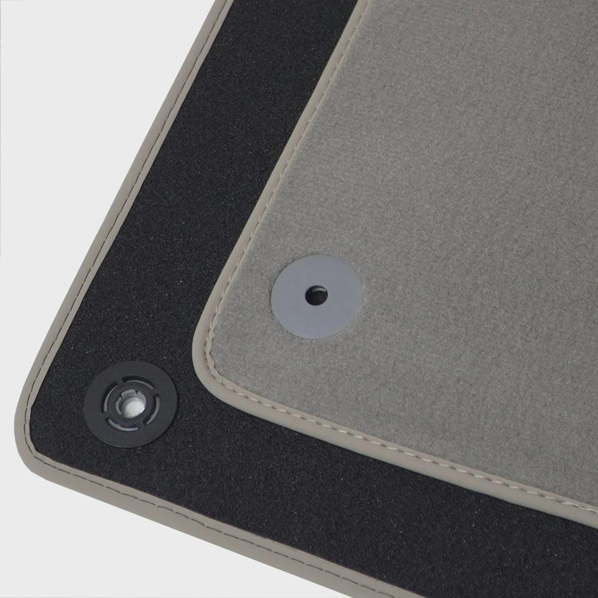 Audi A4 & S4 Velour Floor Mats 2009-2016 – B8 – Light Gray