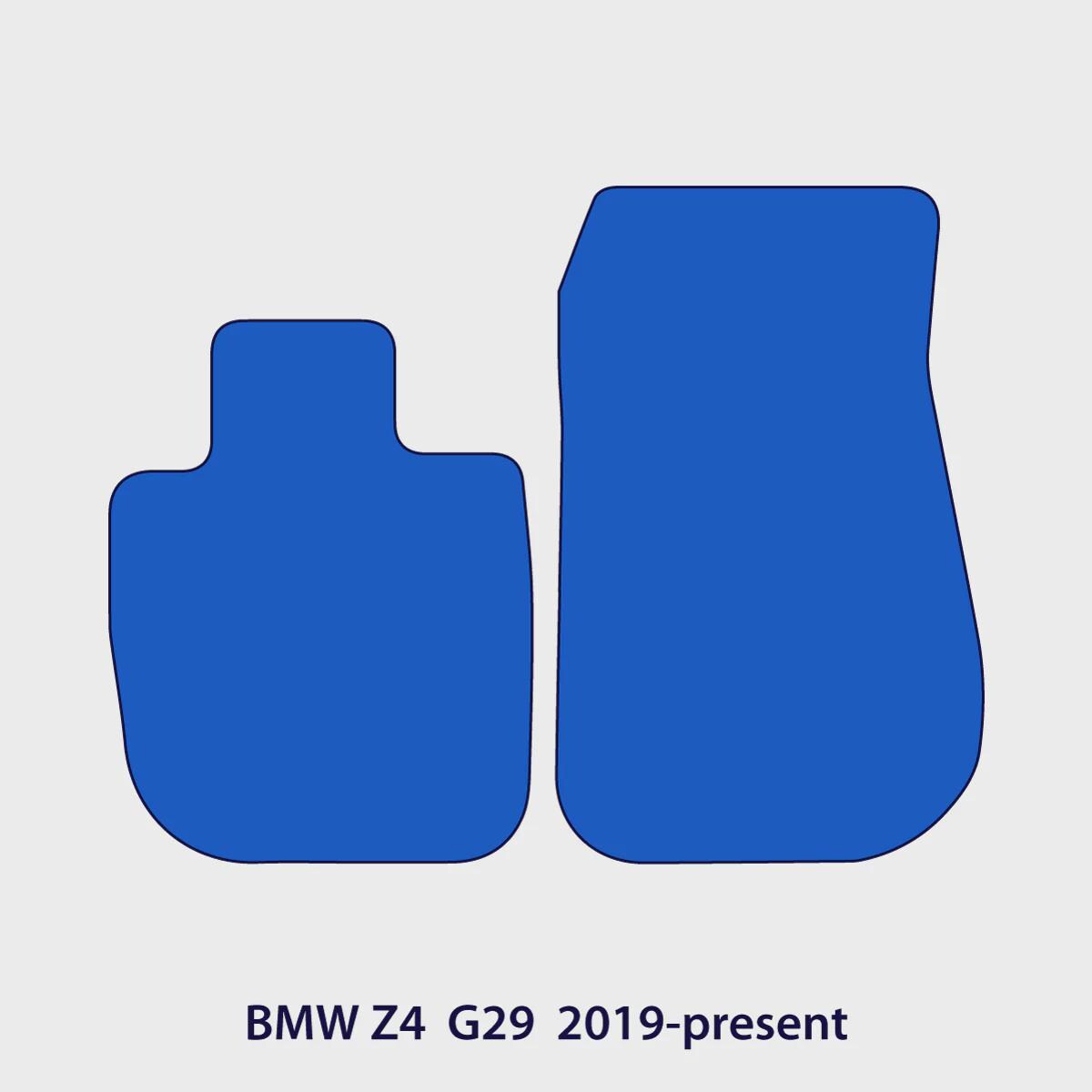 BMW Z4 Velour Floor Mats 2019-2026 – G29 – M Stitching