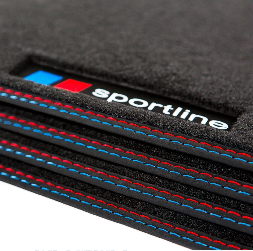 For BMW 5-Series Velour Floor Mats xDrive 2011-2016 – F10, F11 – Sportline