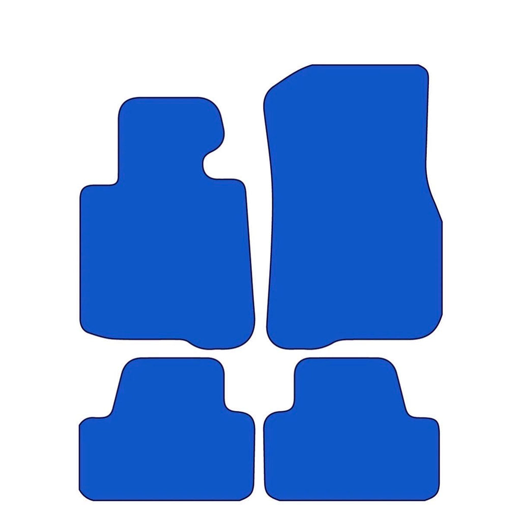 BMW 4-Series Convertible Velour Floor Mats 2014-2020 – F33, F83 M4 – 4 Logo