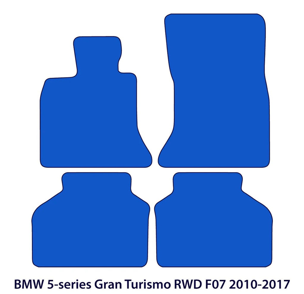 BMW 5-Series Gran Turismo RWD Velour Floor Mats 2010-2017 – F07 – Sportline
