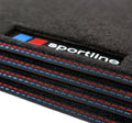 For BMW 3-Series Sedan & Wagon Drive E90, E91 Floor Mats- Sportline (2006-2011)