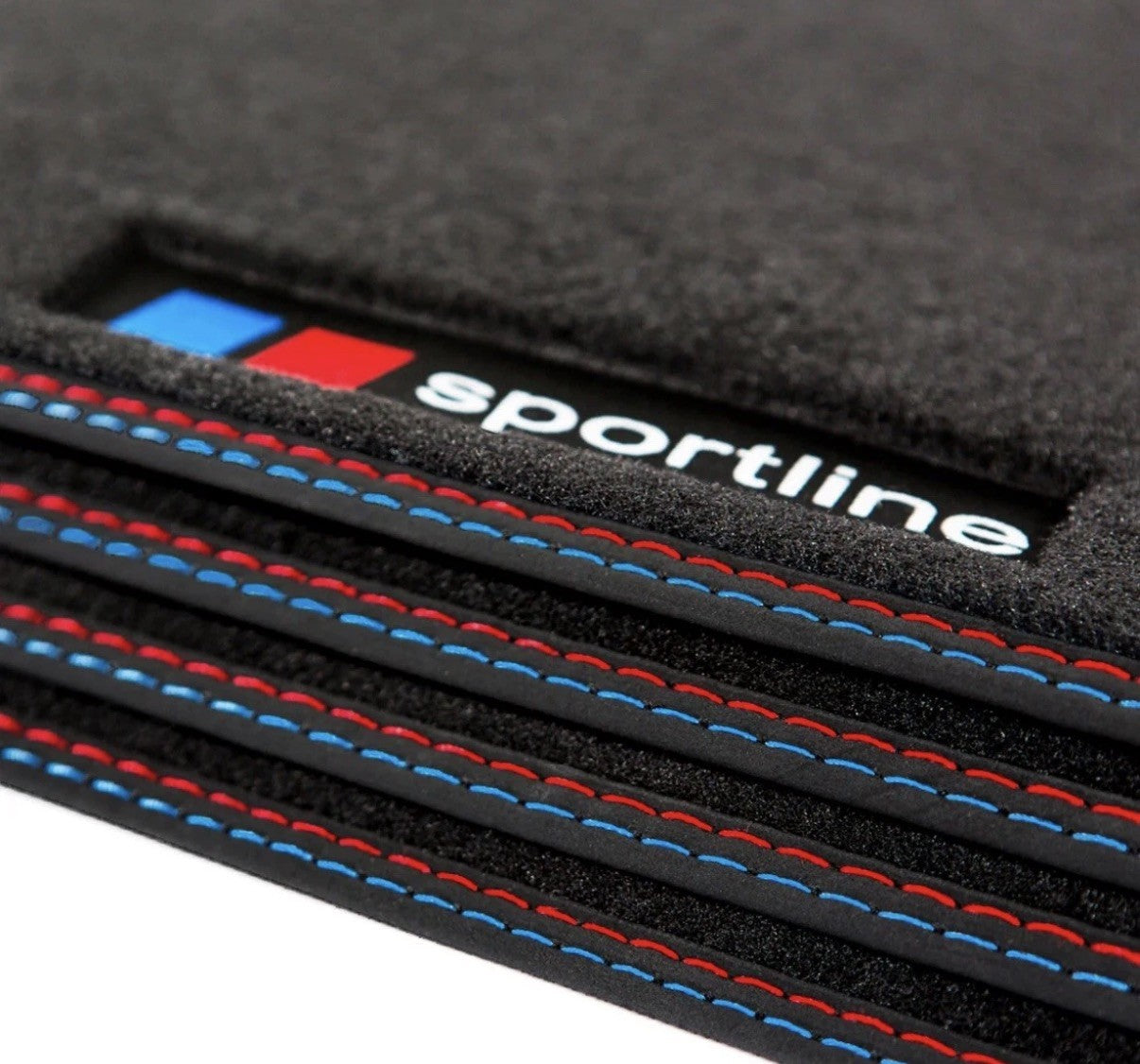 For BMW 3-Series Sedan & Wagon Drive E90, E91 Floor Mats- Sportline (2006-2011)