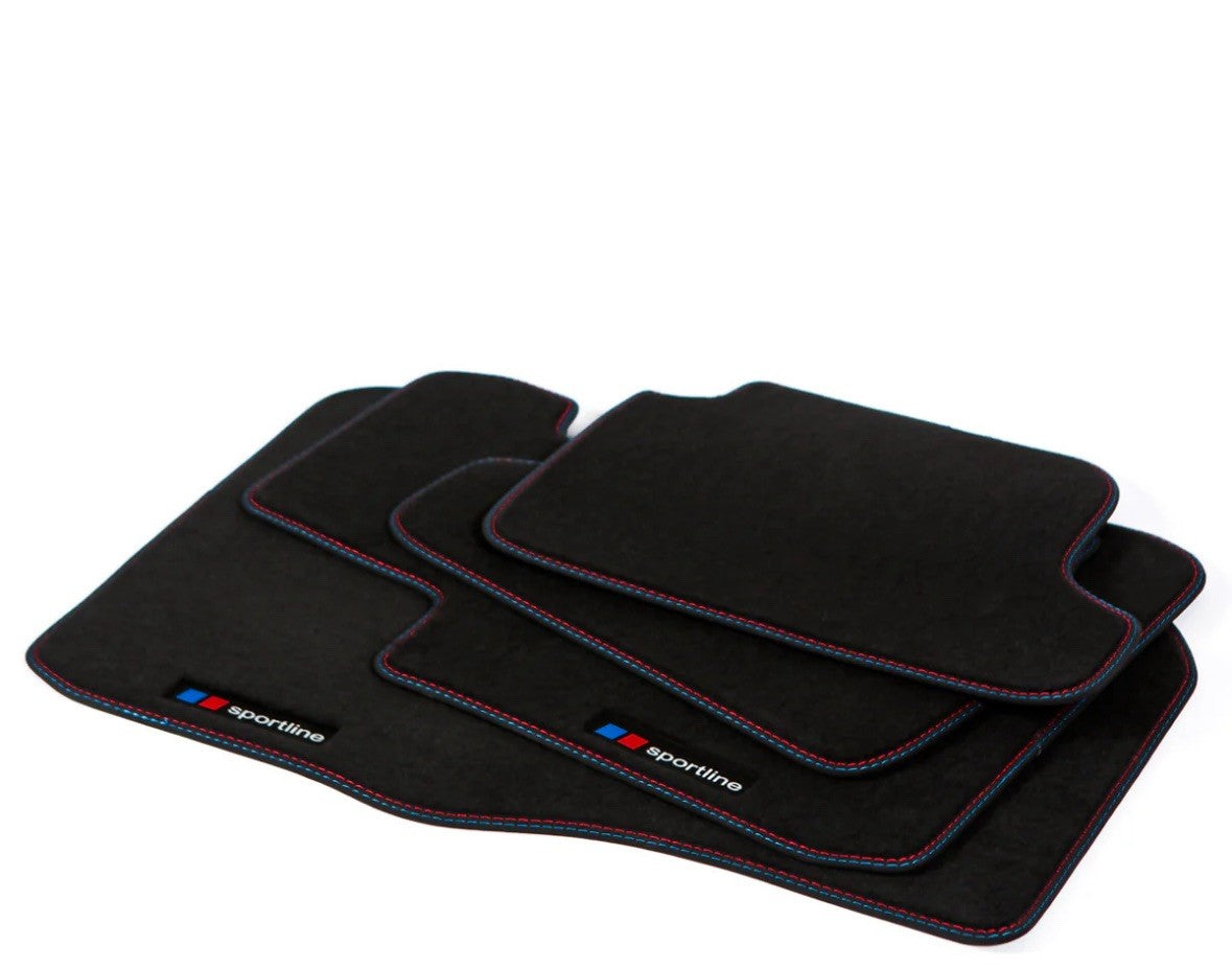 For BMW 5-Series Velour Floor Mats xDrive 2011-2016 – F10, F11 – Sportline