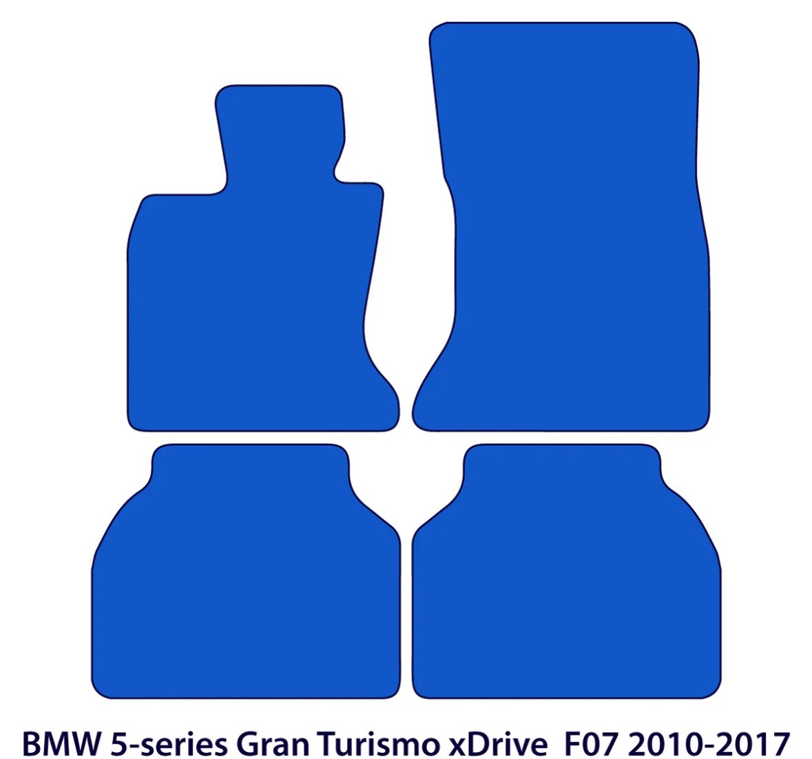 BMW 5-Series Gran Turismo xDrive Velour Floor Mats 2010-2017 – F07 – Sportline