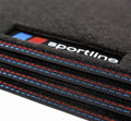 For BMW 1-Series Coupe E82Floor Mats- Sportline (U.S. Models 2008-2013)