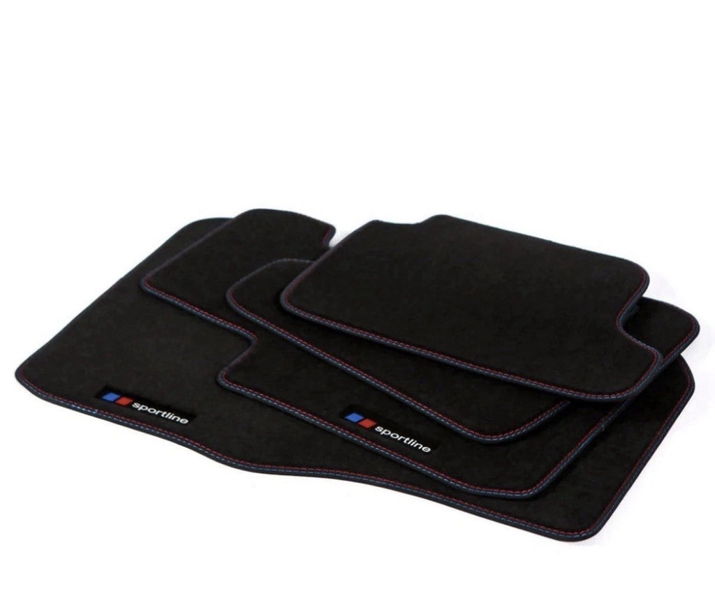 For BMW 1-Series Coupe E82Floor Mats- Sportline (U.S. Models 2008-2013)