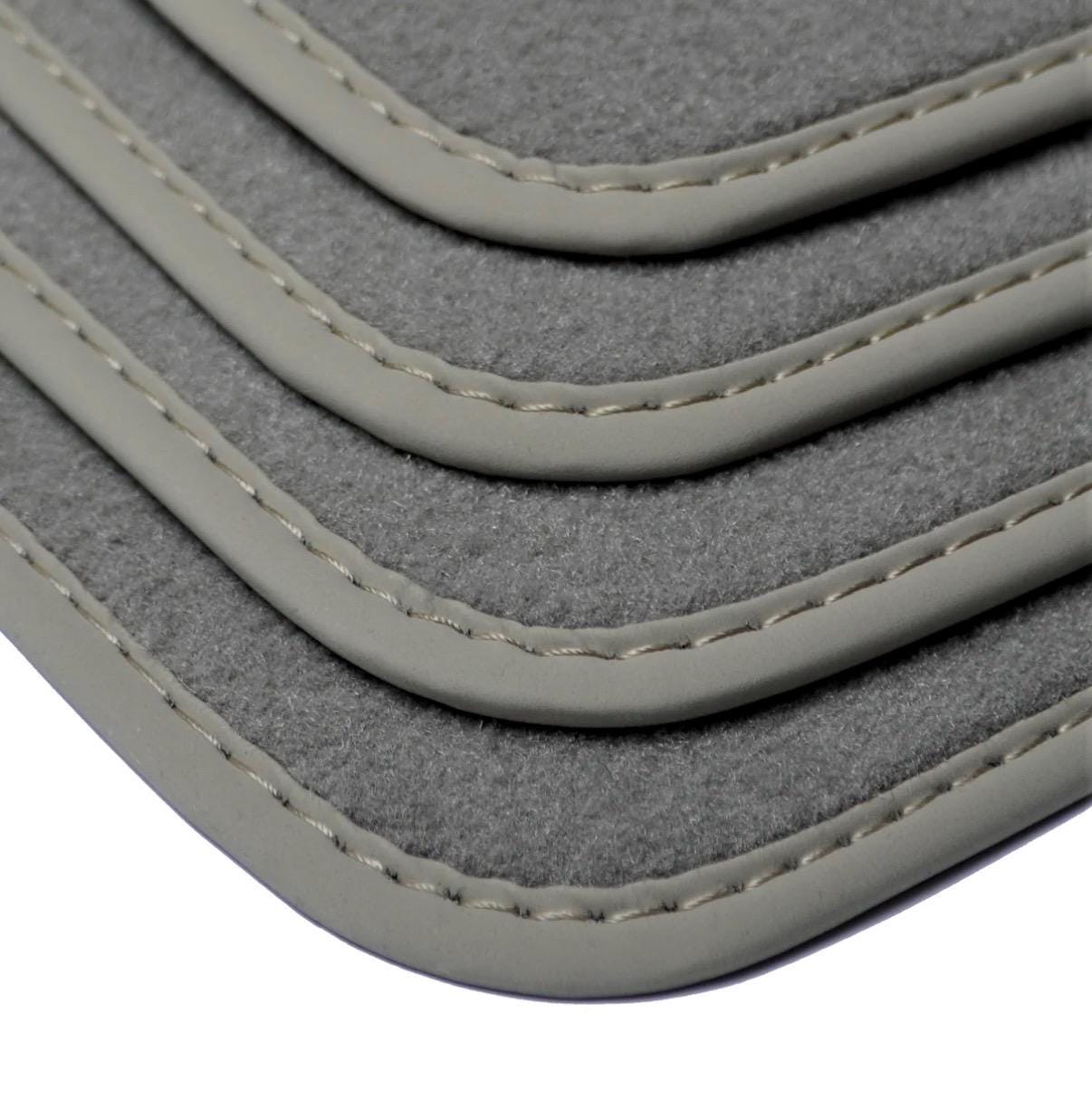 Mercedes C-Class Velour Floor Mats 2015-2021 – W205 & S205 – Light Gray