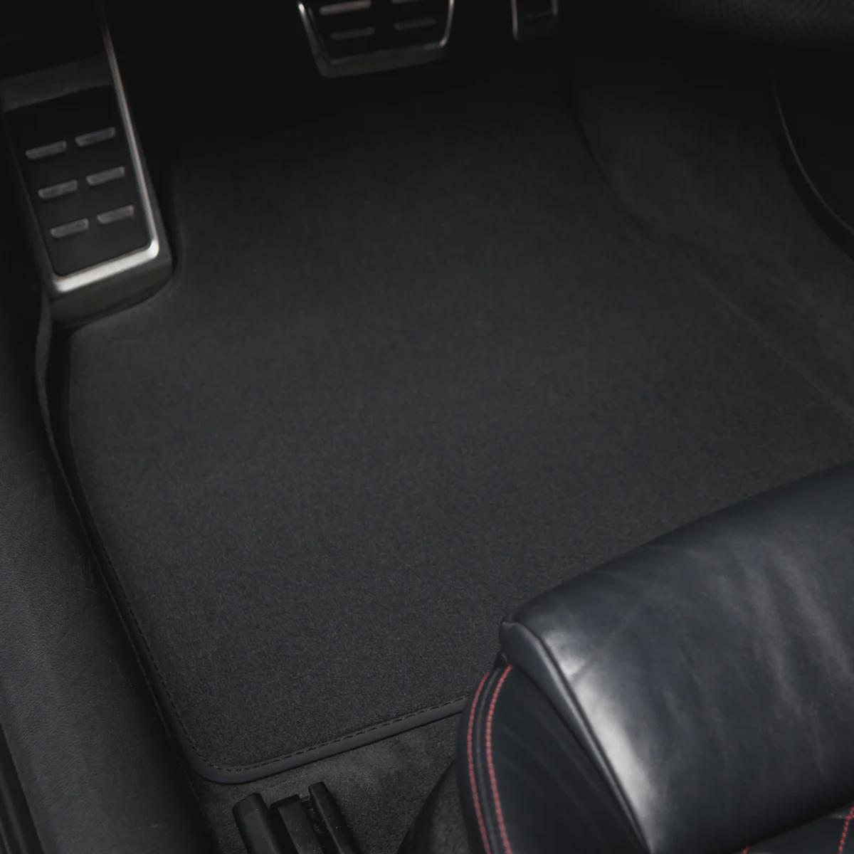 Dodge Grand Caravan 2008-2011 & Chrysler Town and Country 2008-2011 3 Rows Velour Floor Mats – Black
