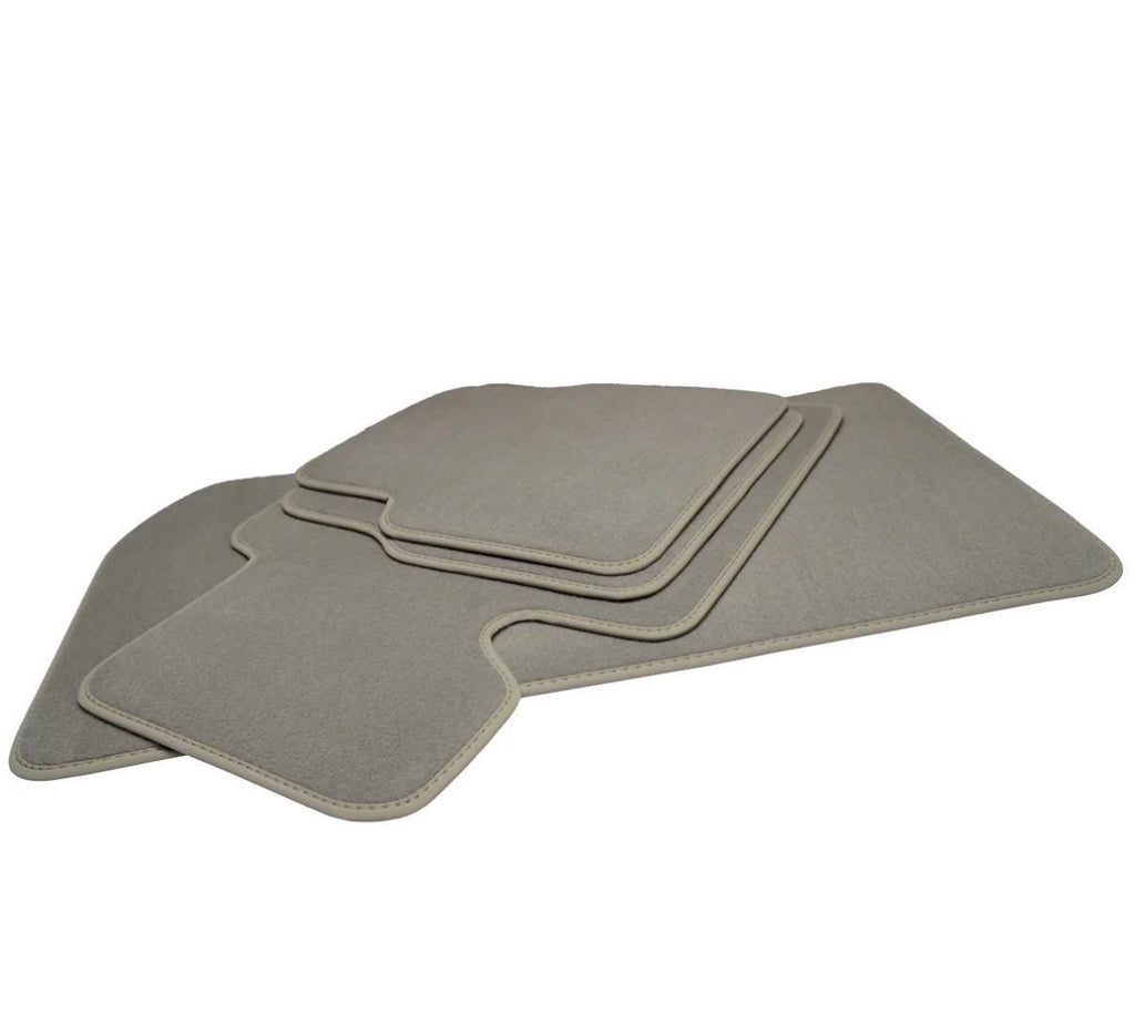 Mercedes C-Class Velour Floor Mats 2015-2021 – W205 & S205 – Light Gray