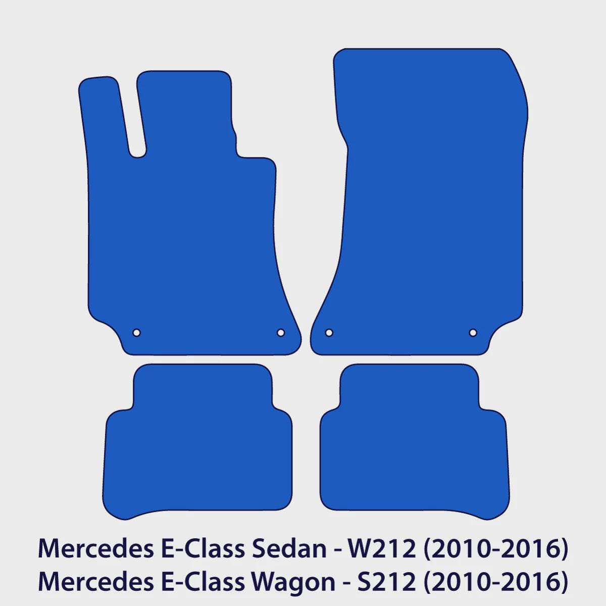 Mercedes E-Class Velour Floor Mats 2010-2016 – W212 & S212 – Beige