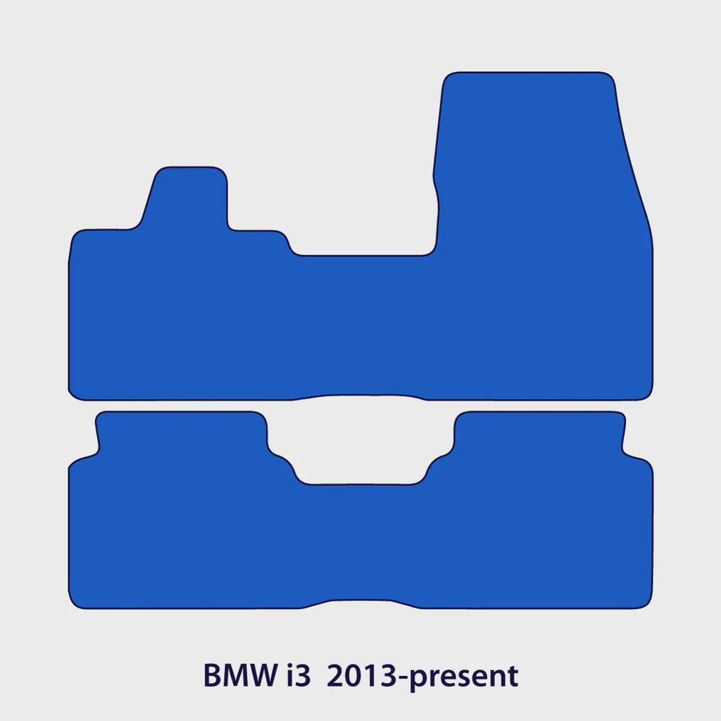 BMW i3 Velour Floor Mats 2013-2022 – M Stitching
