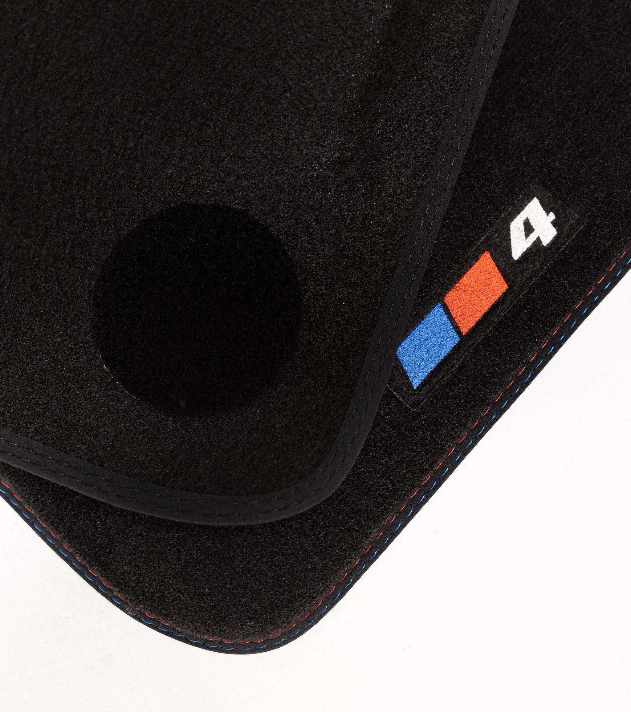 BMW 4-Series Coupe Velour Floor Mats 2021-2026 – G22 G82 – 4 Logo