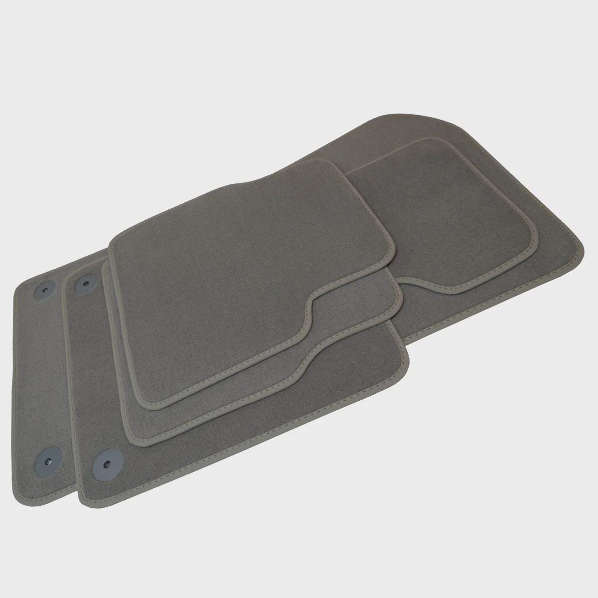 Audi A4 & S4 Velour Floor Mats 2009-2016 – B8 – Light Gray