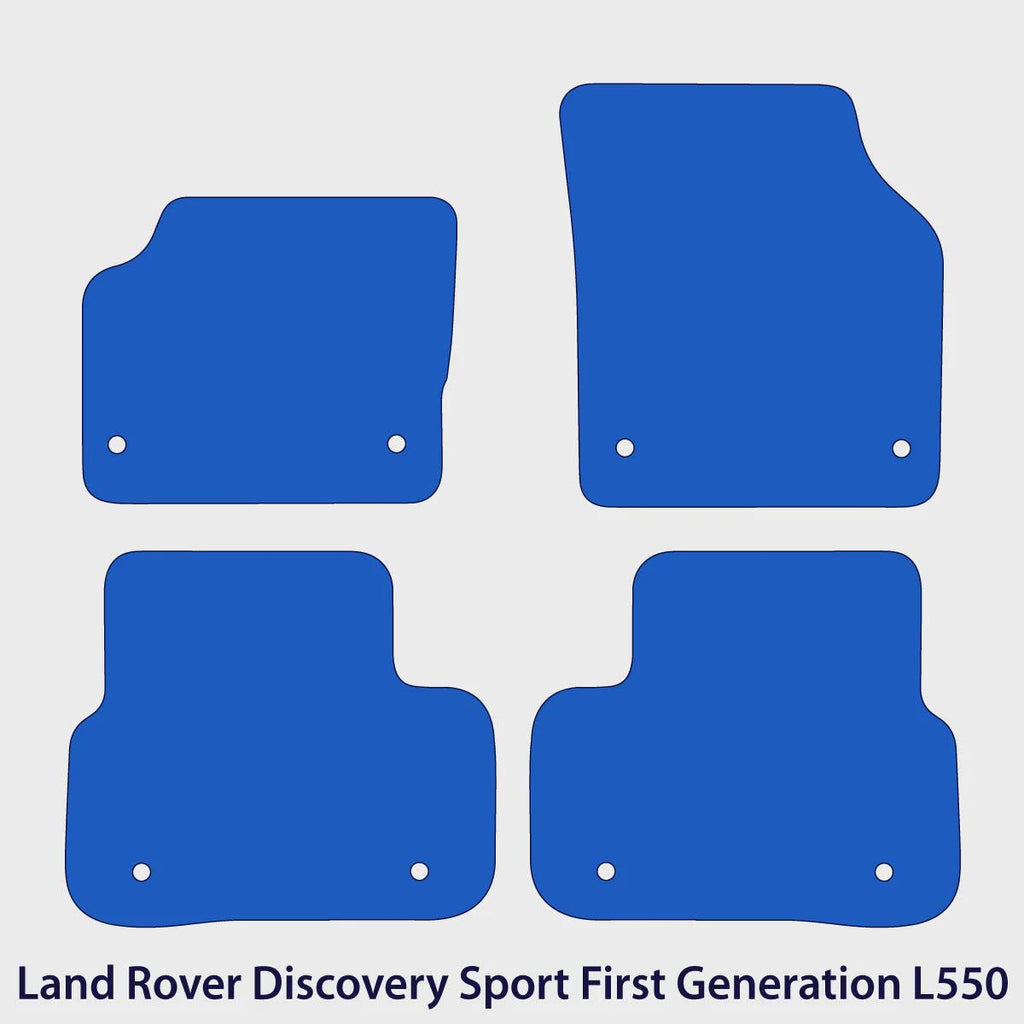 Land Rover Discovery Sport Velour Floor Mats 2014-2019 – L550 – Black