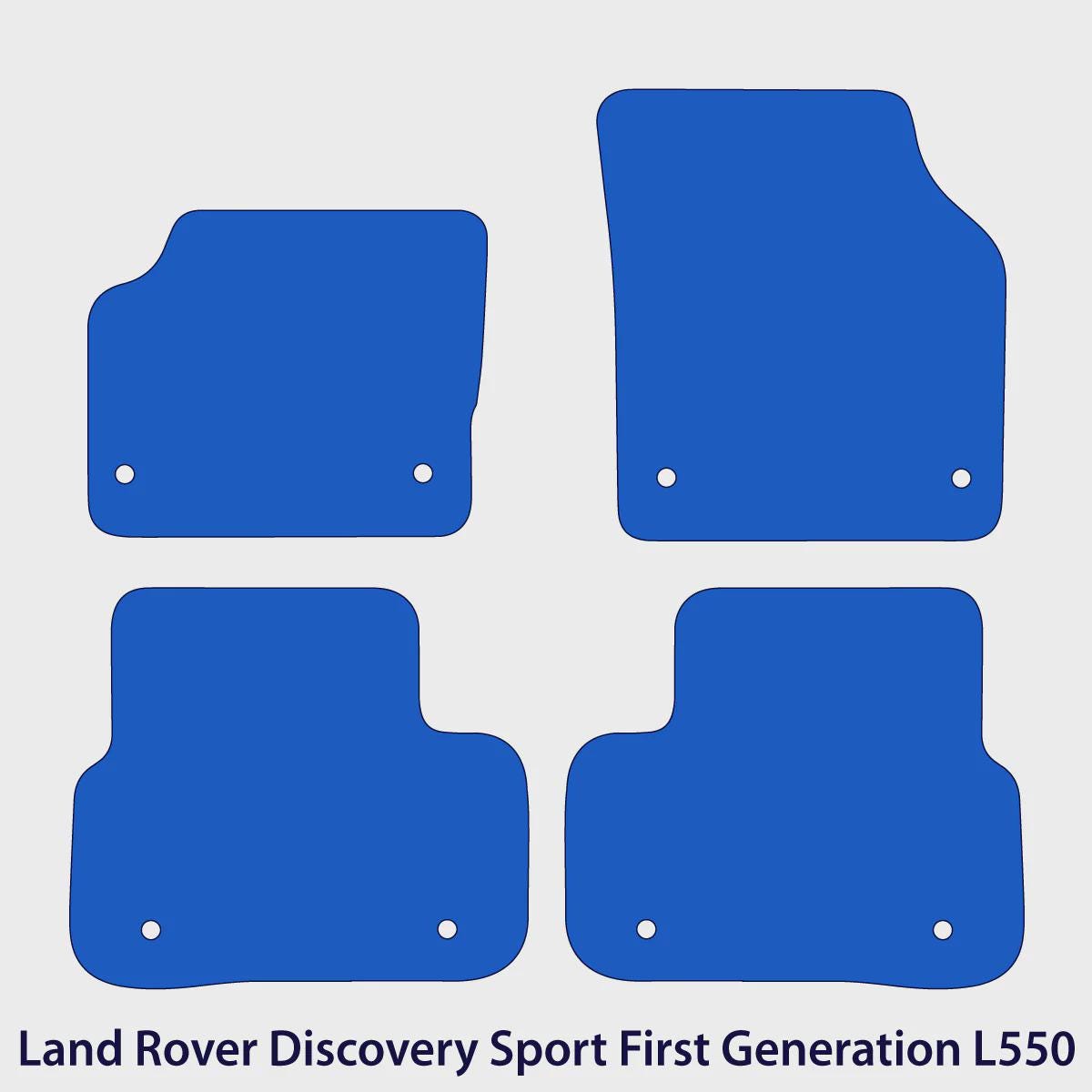 Land Rover Discovery Sport Velour Floor Mats 2014-2019 – L550 – Black