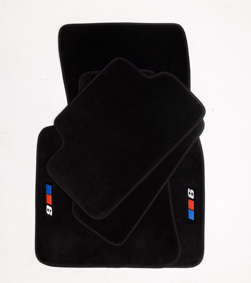 BMW 6-Series Coupé Velour Floor Mats 2003-2011 – E63 – 6 Logo