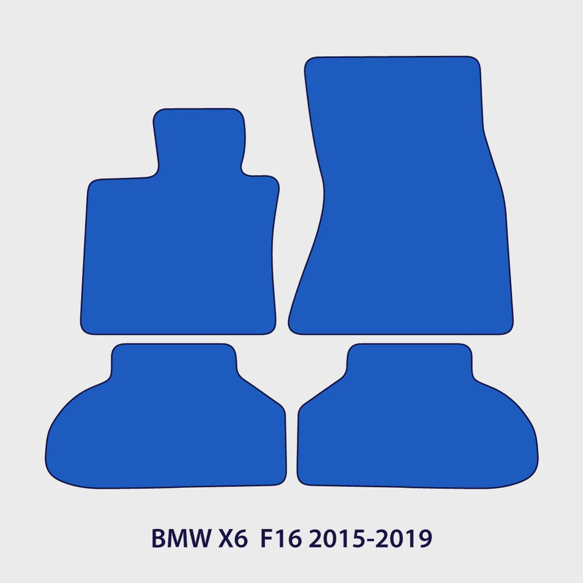 BMW X6 Velour Floor Mats 2015-2019 – F16 – X Logo