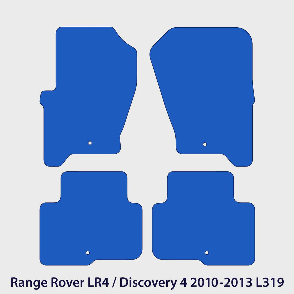 Land Rover LR4 / Discovery 4 Floor Mats - 2010-2013 L319 - Black