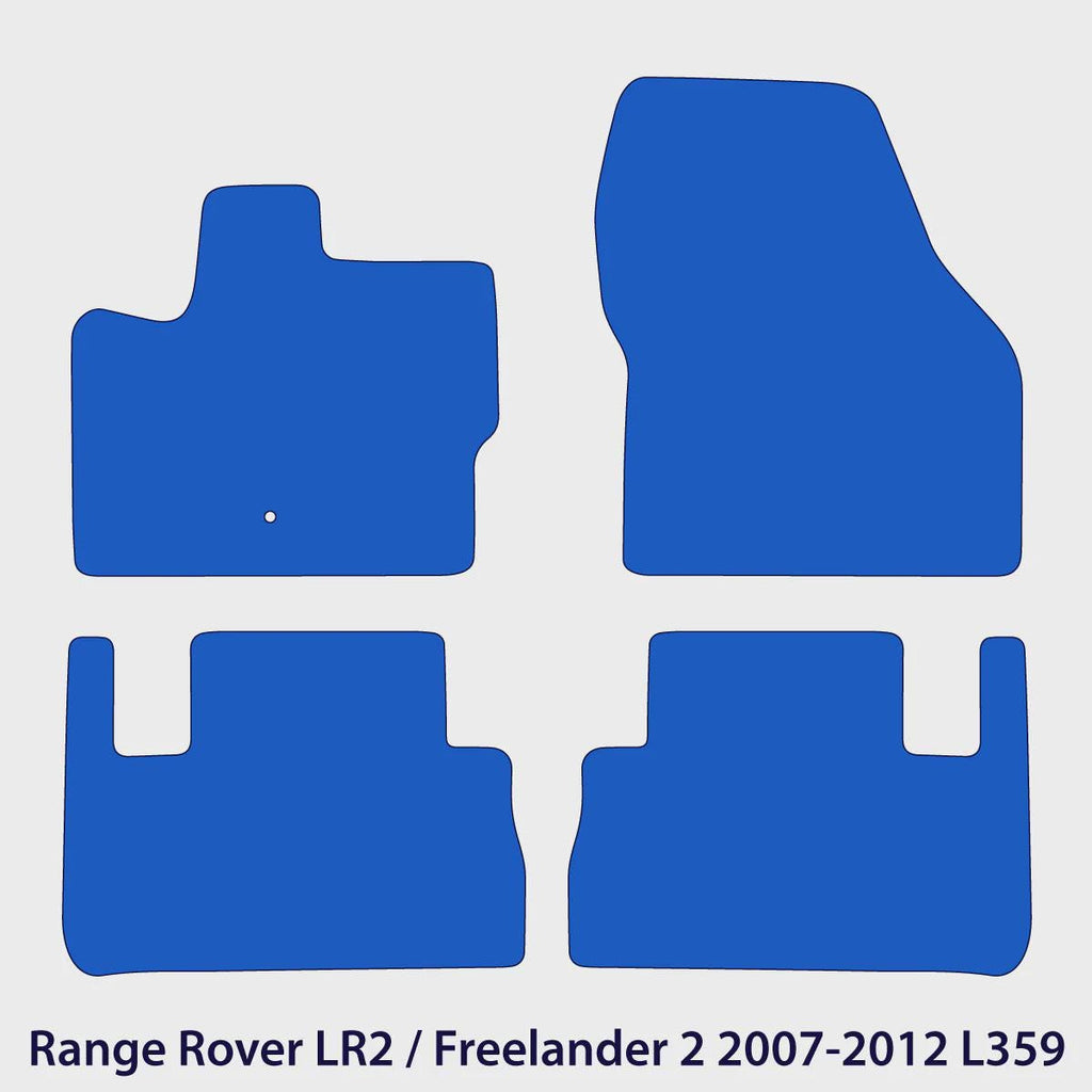 Land Rover LR2 / Freelander 2 Velour Floor Mats 2007-2012 – L359 – Black