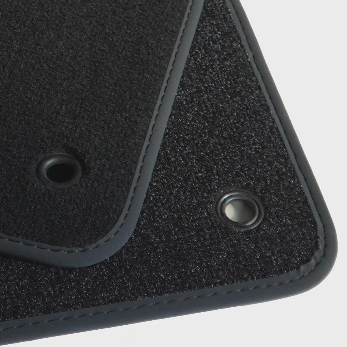 Dodge Grand Caravan 2012-2020 & Chrysler Town and Country 2012-2016 1st Row Velour Floor Mats – Black