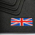 Mini Cooper One / Classic Velour Floor Mats 2001-2006 – Hatchback R50 & R53 – Flag Logo