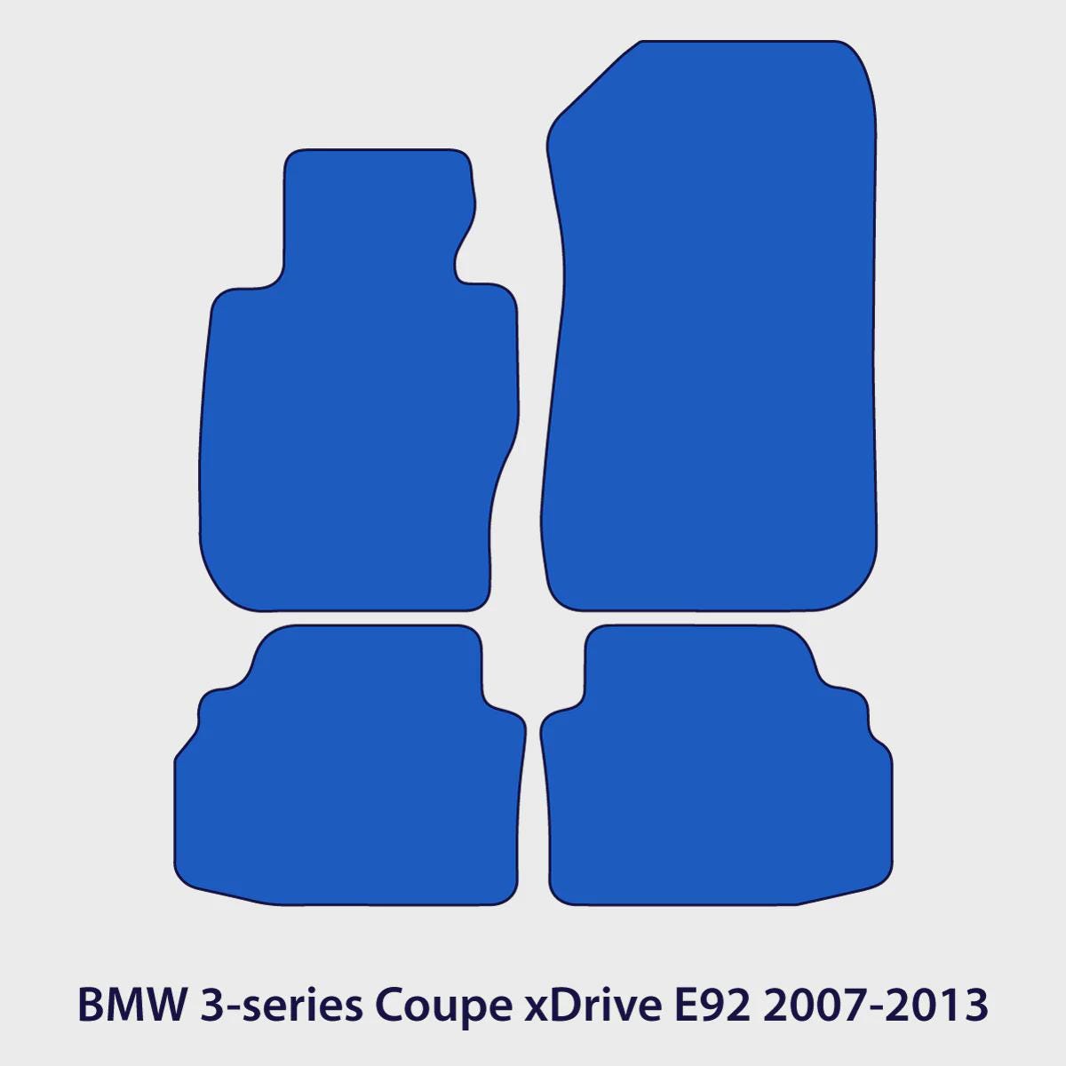 BMW 3-Series Coupé Floor Mats 2007-2013 – xDrive E92 – Sportline