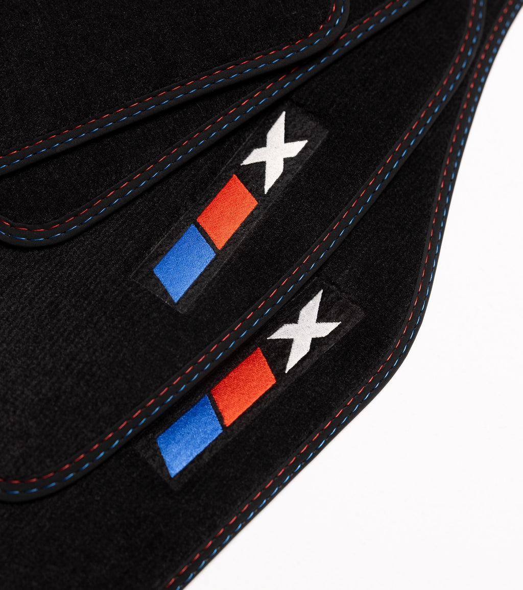 BMW X6 Velour Floor Mats 2015-2019 – F16 – X Logo