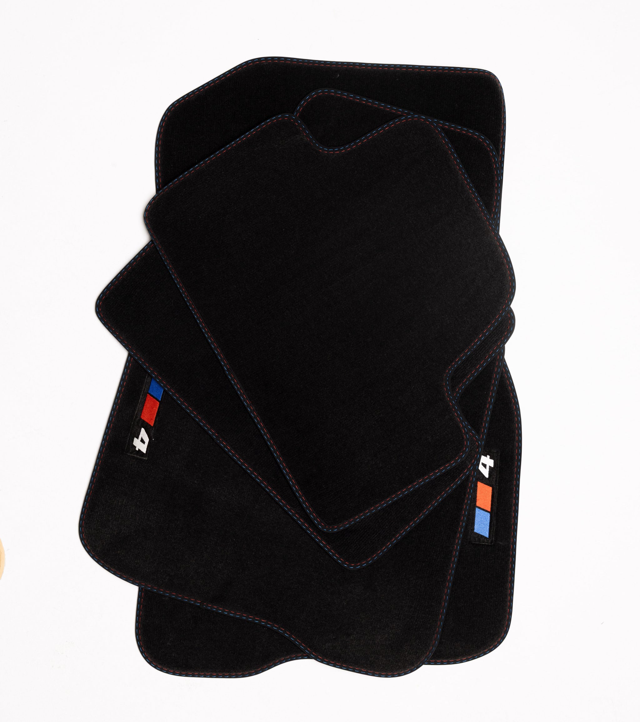 BMW 4-Series Coupe Velour Floor Mats 2021-2026 – G22 G82 – 4 Logo