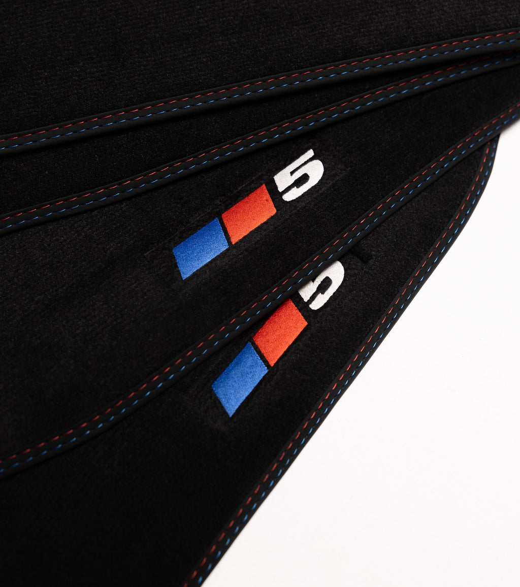 BMW 5-Series Velour Floor Mats xDrive 2004-2010 – E60, E61 – 5 Logo
