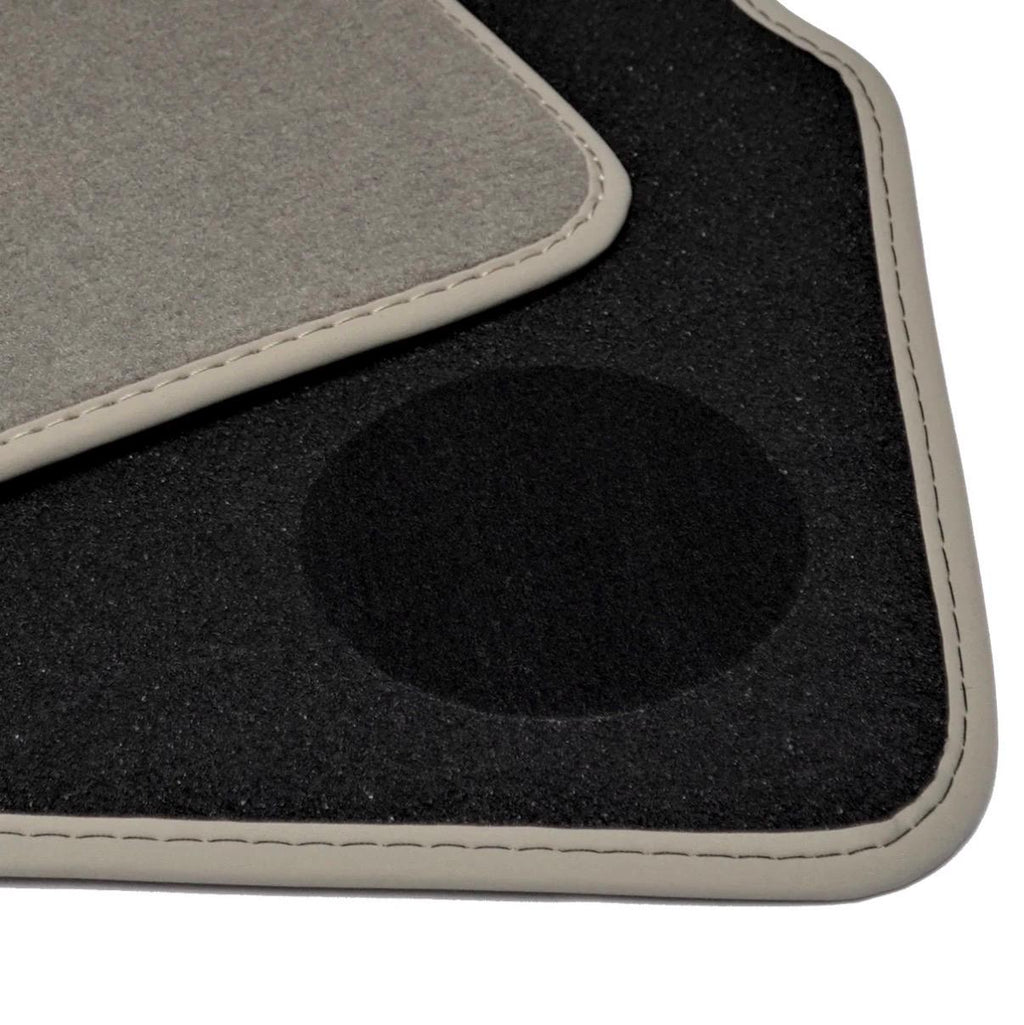Mercedes C-Class Velour Floor Mats 2015-2021 – W205 & S205 – Light Gray