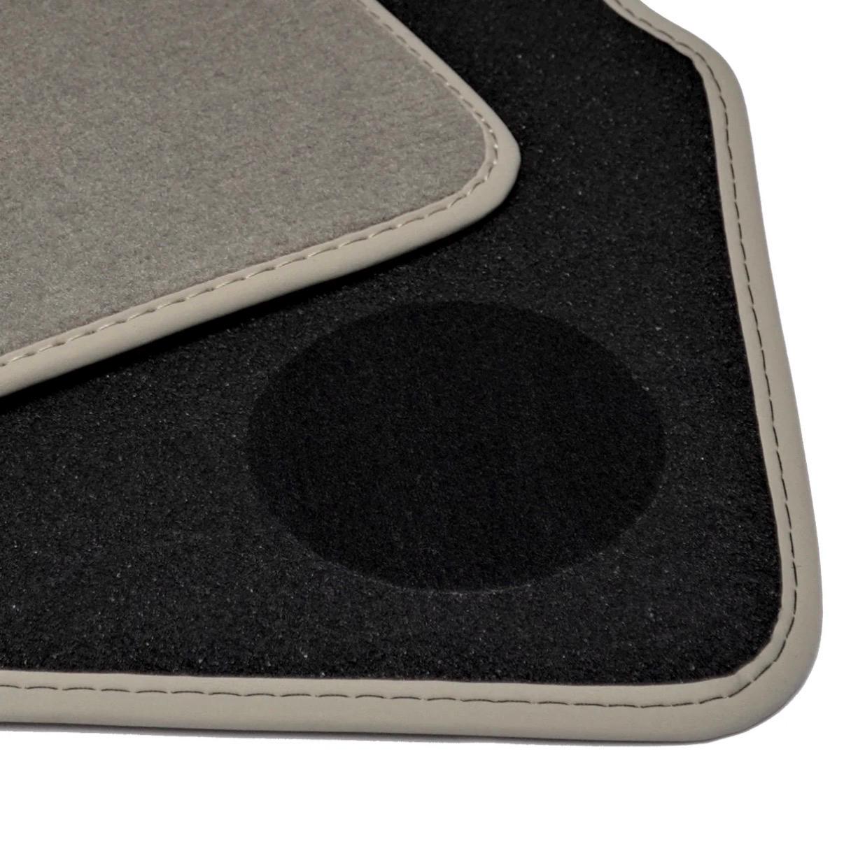 Mercedes C-Class Velour Floor Mats 2015-2021 – W205 & S205 – Light Gray