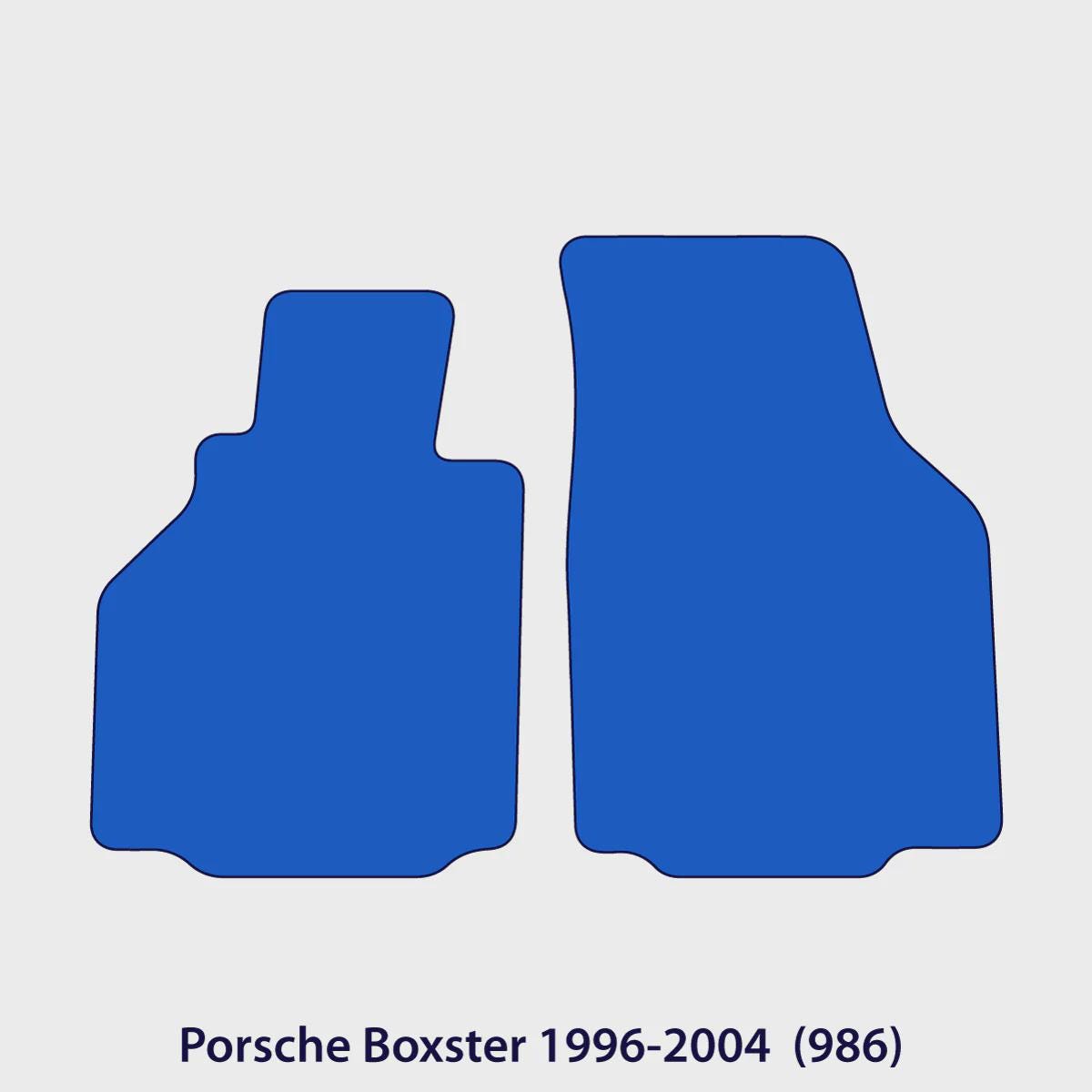 Porsche Boxster Velour Floor Mats 1996-2004 - 986 - Black