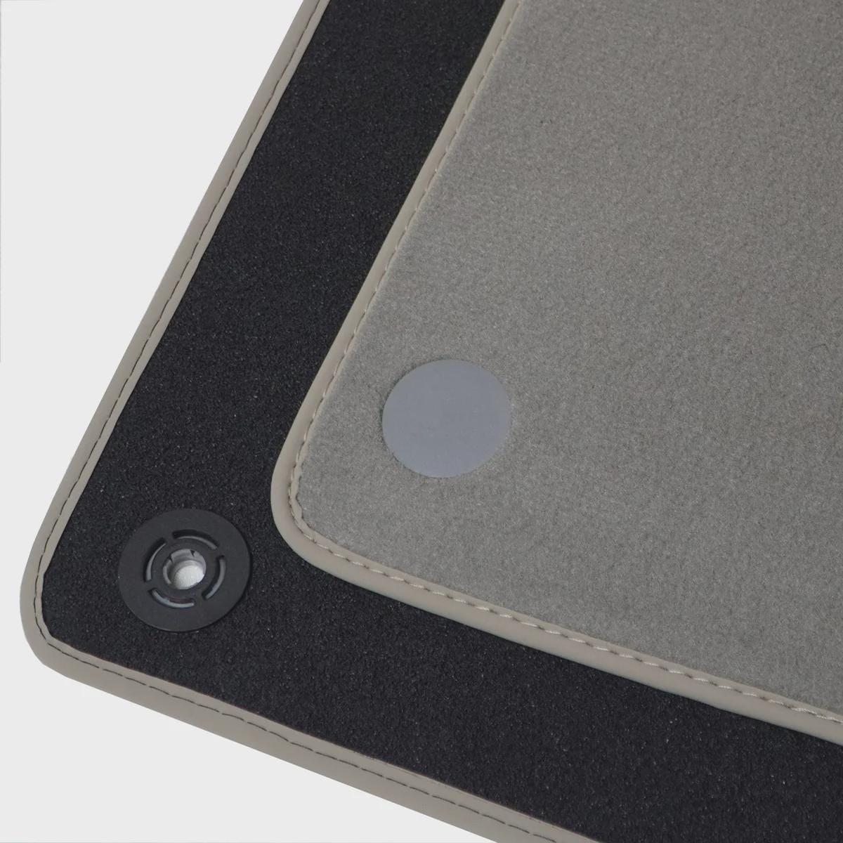 Mercedes E-Class Velour Floor Mats 2017-2023 – W213 & S213 – Light Gray