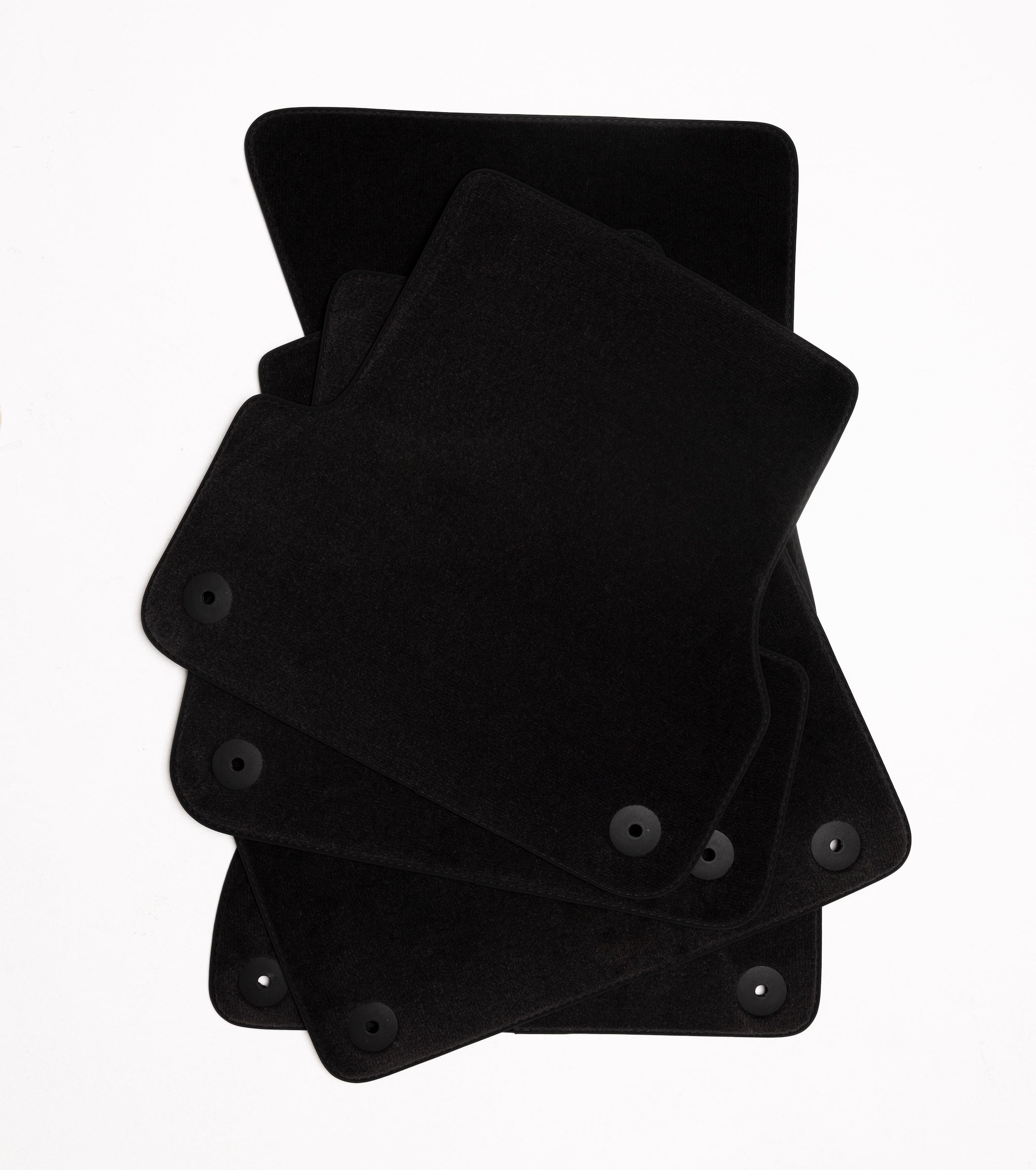 Audi A3 Convertible Velour Floor Mats 2014-2020 – 8V7 – Black