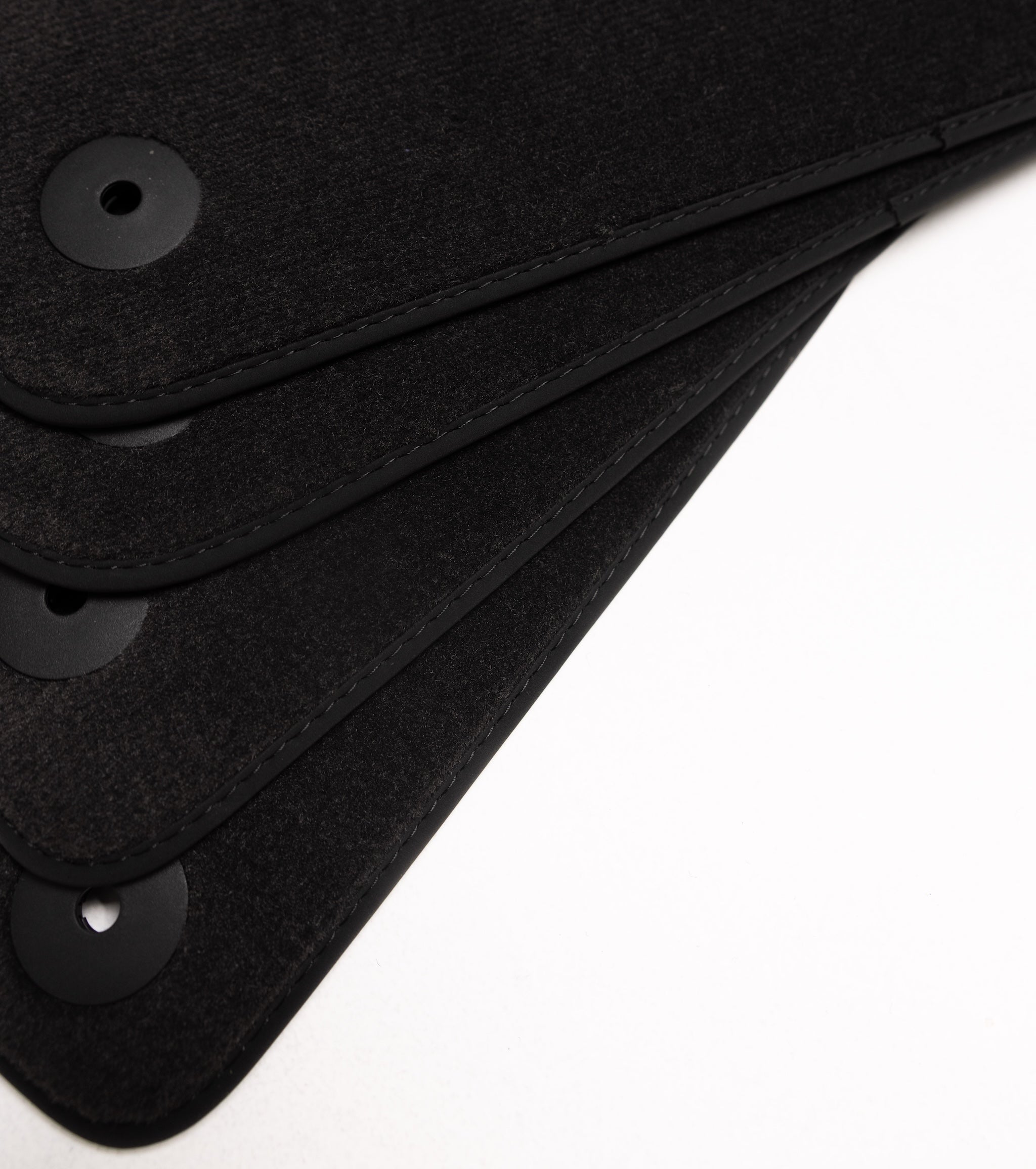 Audi A3 Convertible Velour Floor Mats 2014-2020 – 8V7 – Black