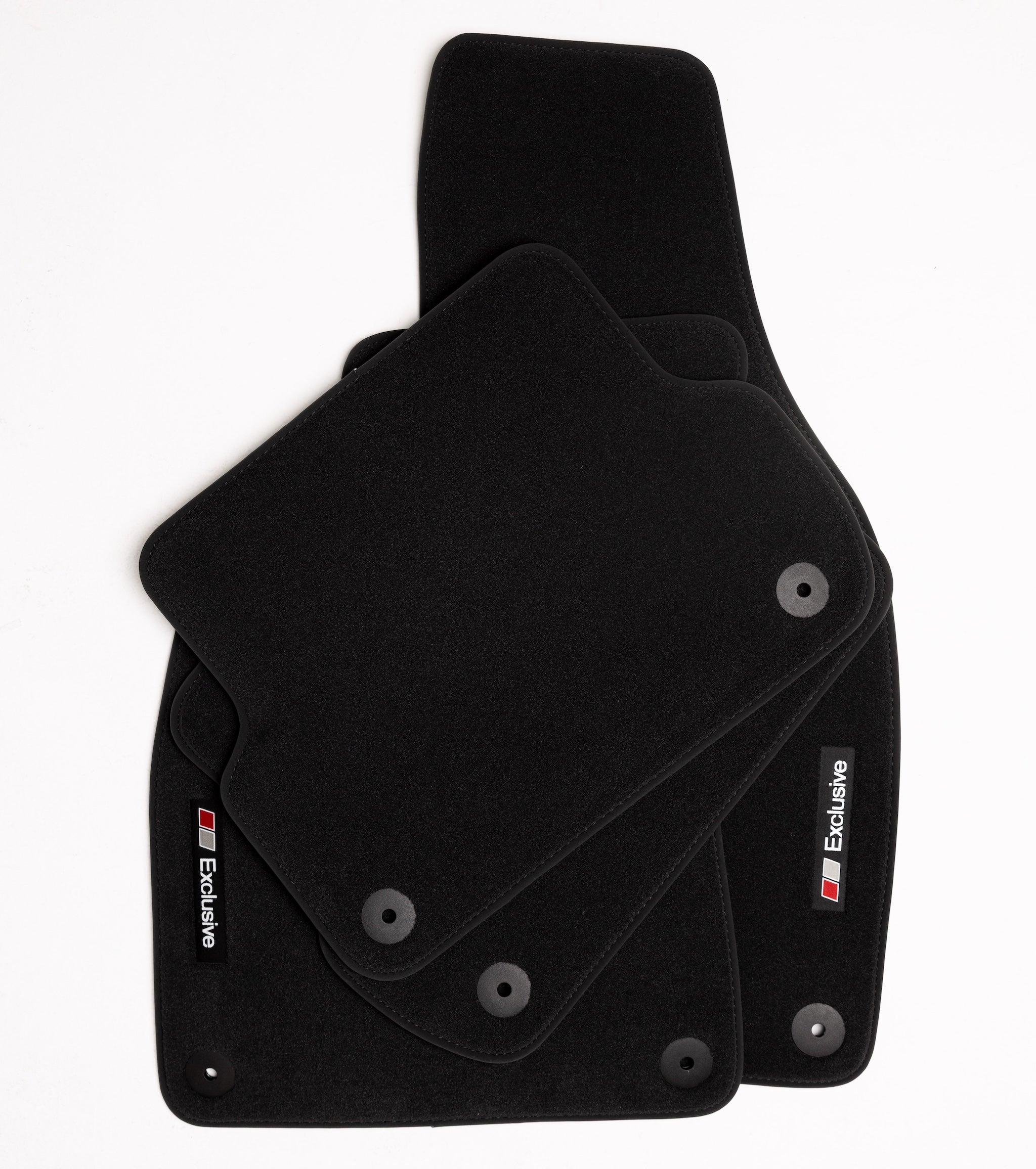 Audi A4 & S4 Velour Floor Mats 2009-2016 – B8 – Black Exclusive