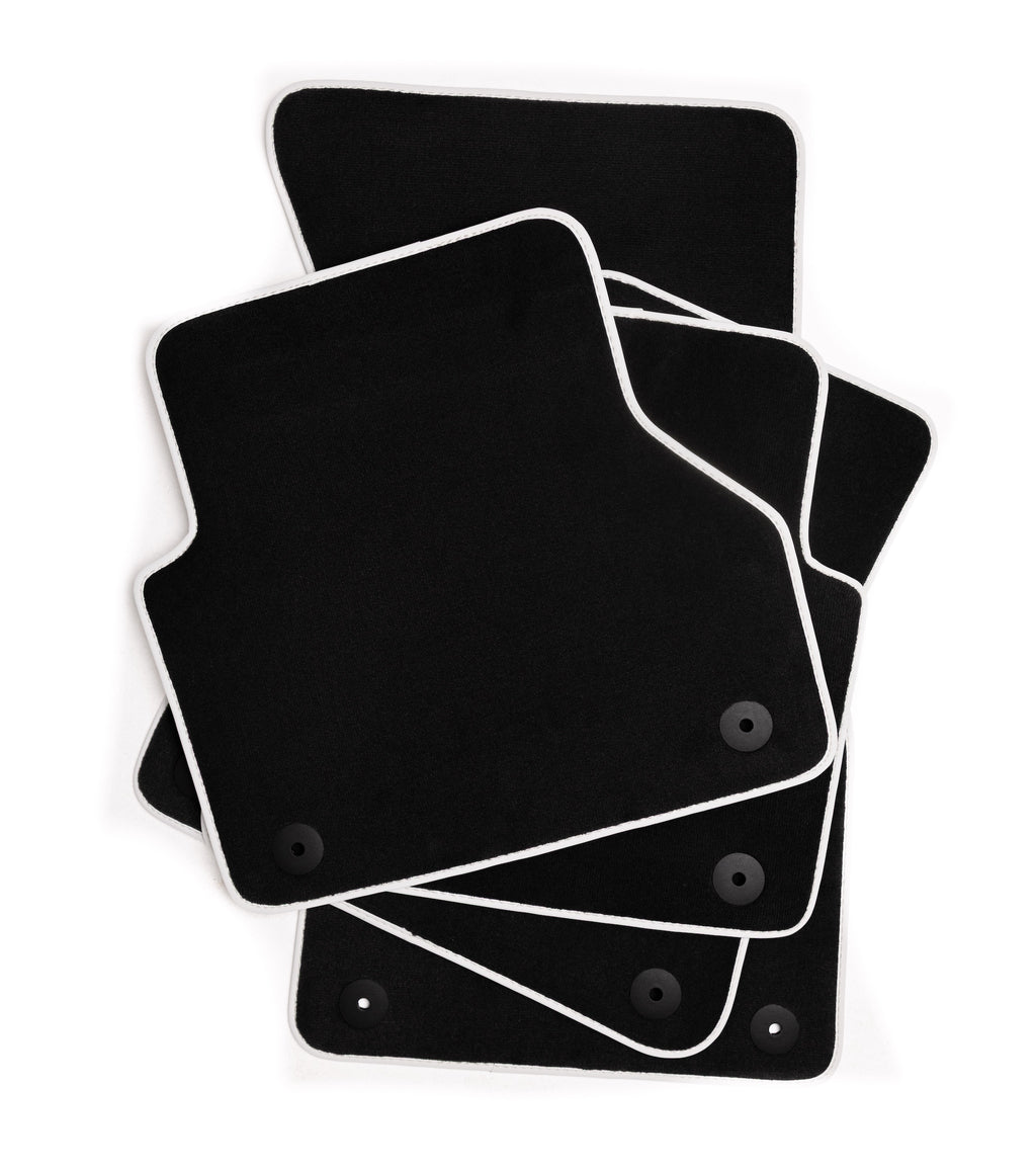 For Audi A6/S6 & A7/S7 (C7)Floor Mats- Silver Edging (U.S. Models 2011-2018)