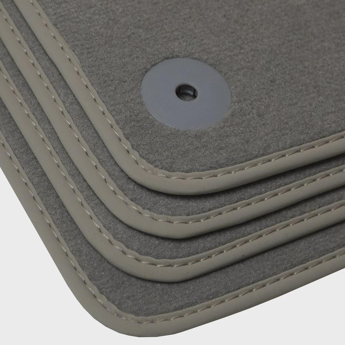 Audi A4 & S4 Velour Floor Mats 2009-2016 – B8 – Light Gray