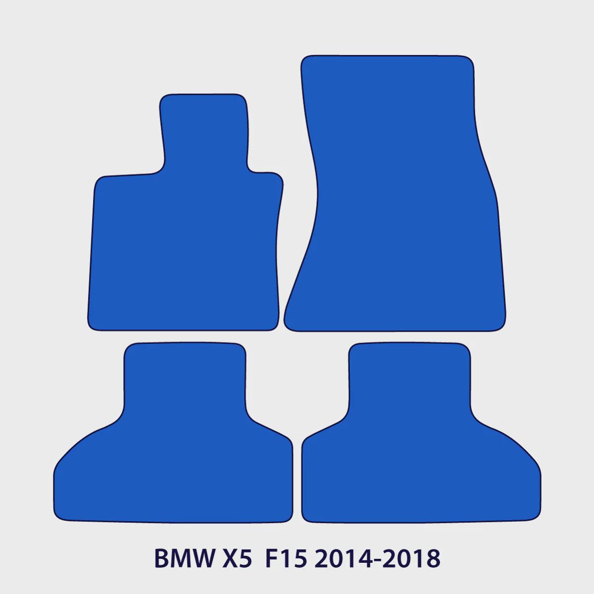 BMW X5 Velour Floor Mats 2014-2018 – F15 – Black