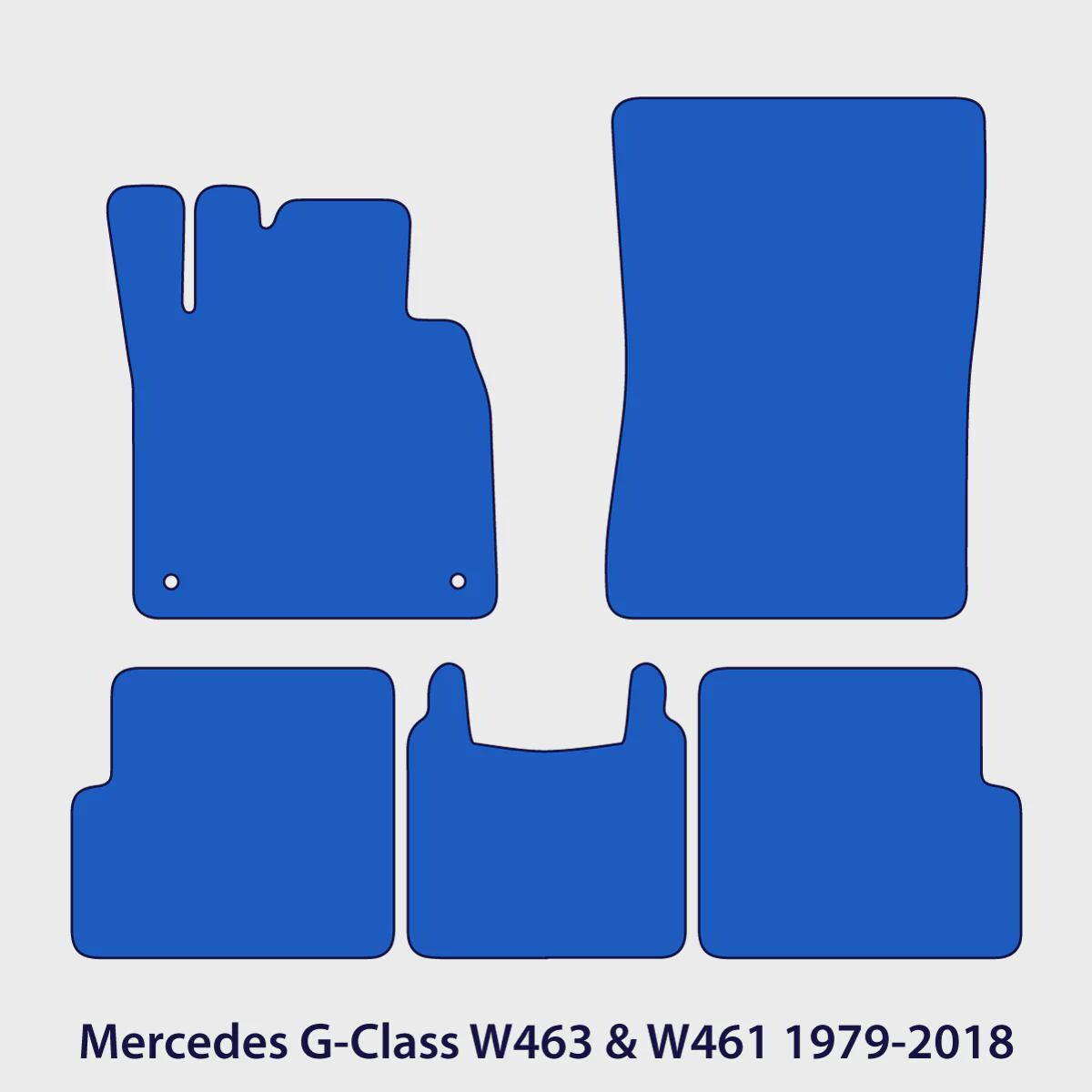 Mercedes G-Class Velour Floor Mats 1979-2018 – W463 & W461 – Beige