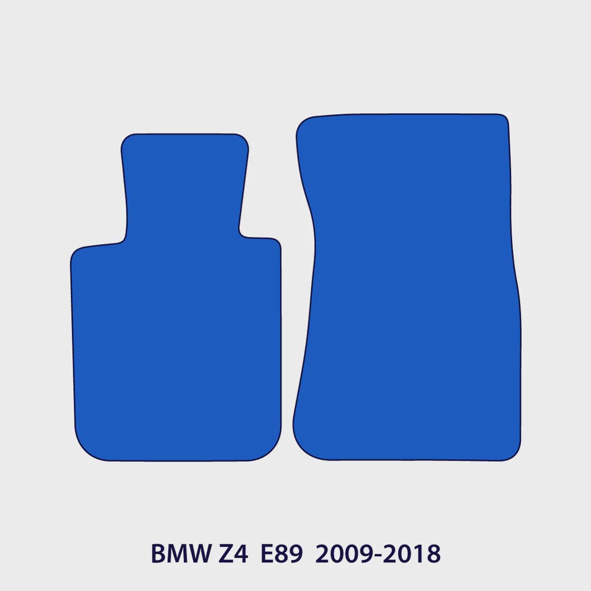 BMW Z4 Velour Floor Mats 2009-2018 – E89 – Black