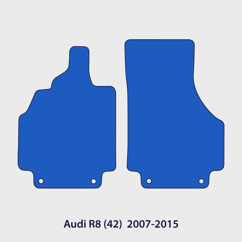 Audi R8 Velour Floor Mats 2007-2015 – 42 – Red Sport