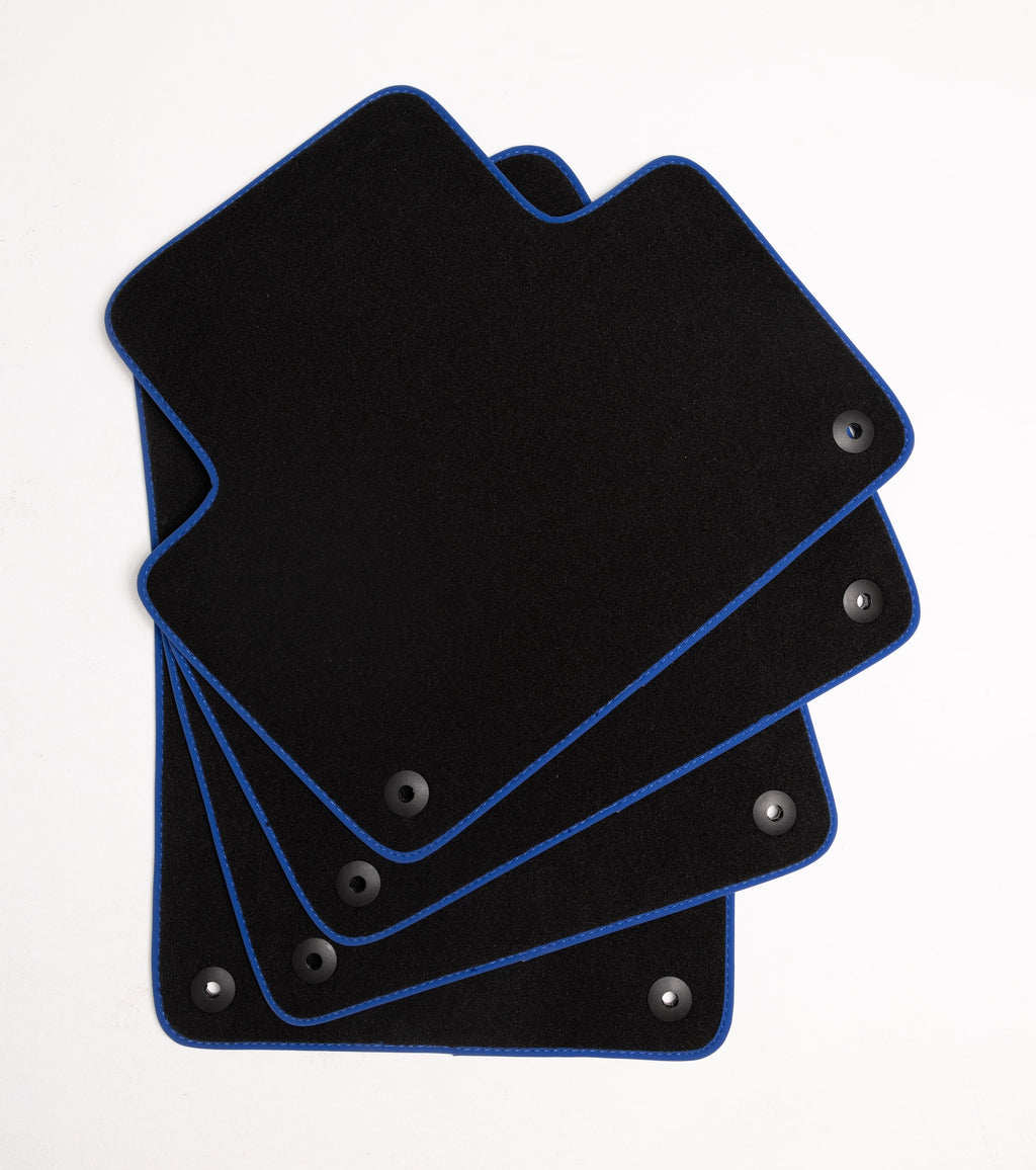 Volvo V40 Floor Mats - 2012-2021 - Blue Edging