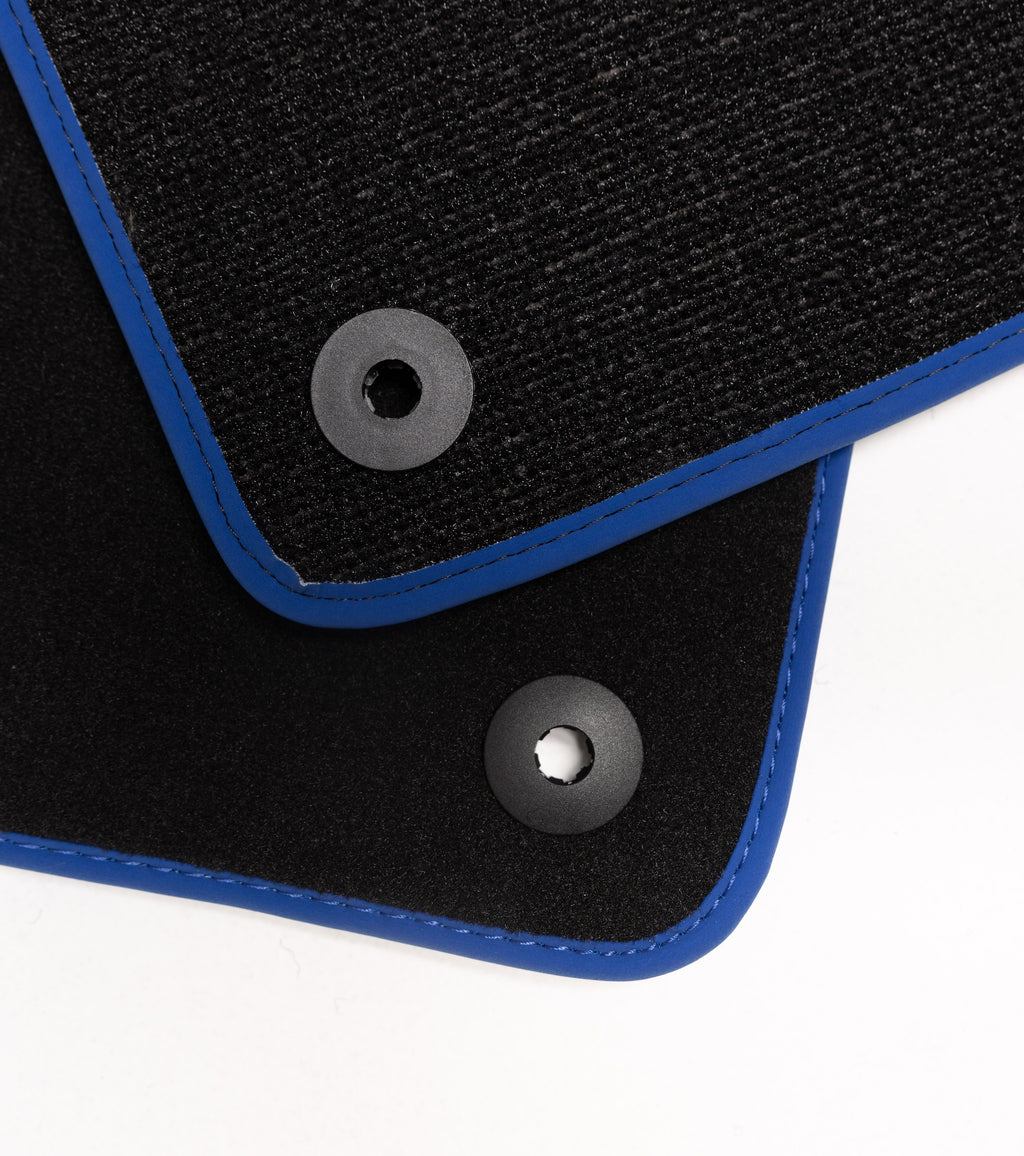 Volvo V40 Floor Mats - 2012-2021 - Blue Edging